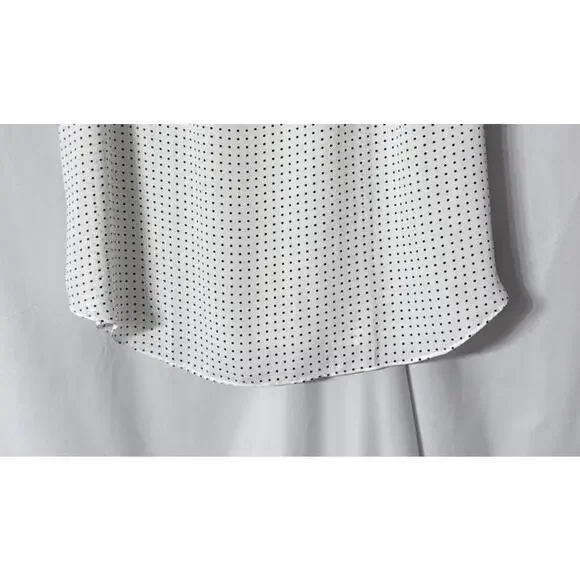 NWT Ann Taylor Factory Womens Short Sleeve V Neck Pullover Top Blouse Shirt XL - Picture 3 of 12